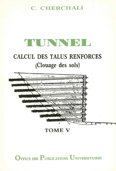 tunnel -calcul des talus renforces (clouage des sols)