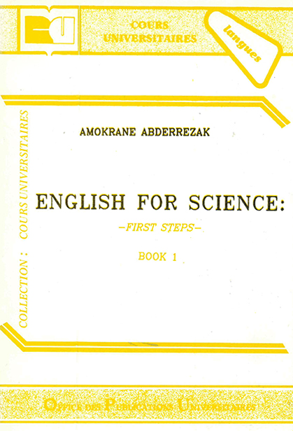 English for Science first steps BOOK 01