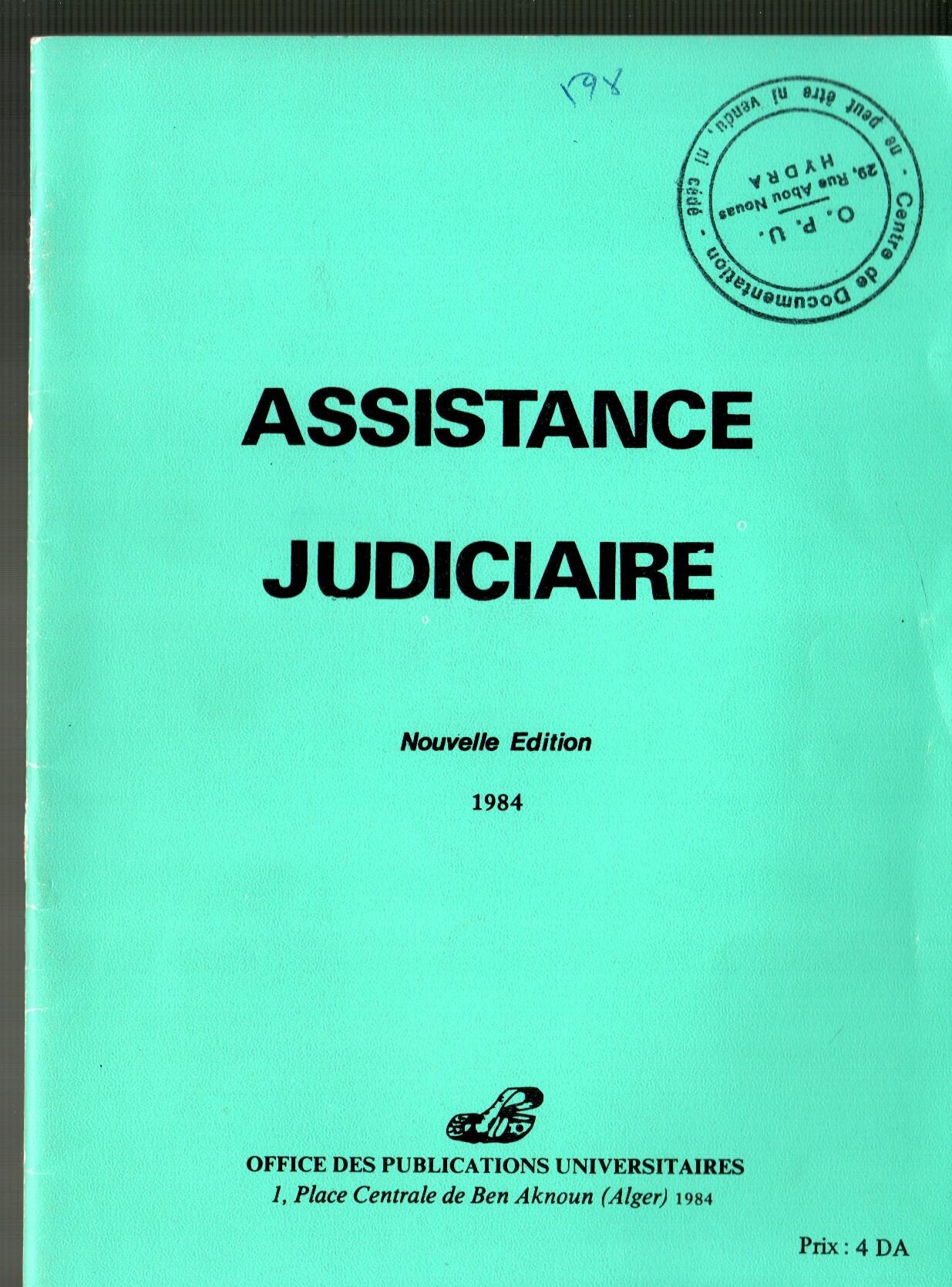 Assistance judiciaire (FR - AR)
