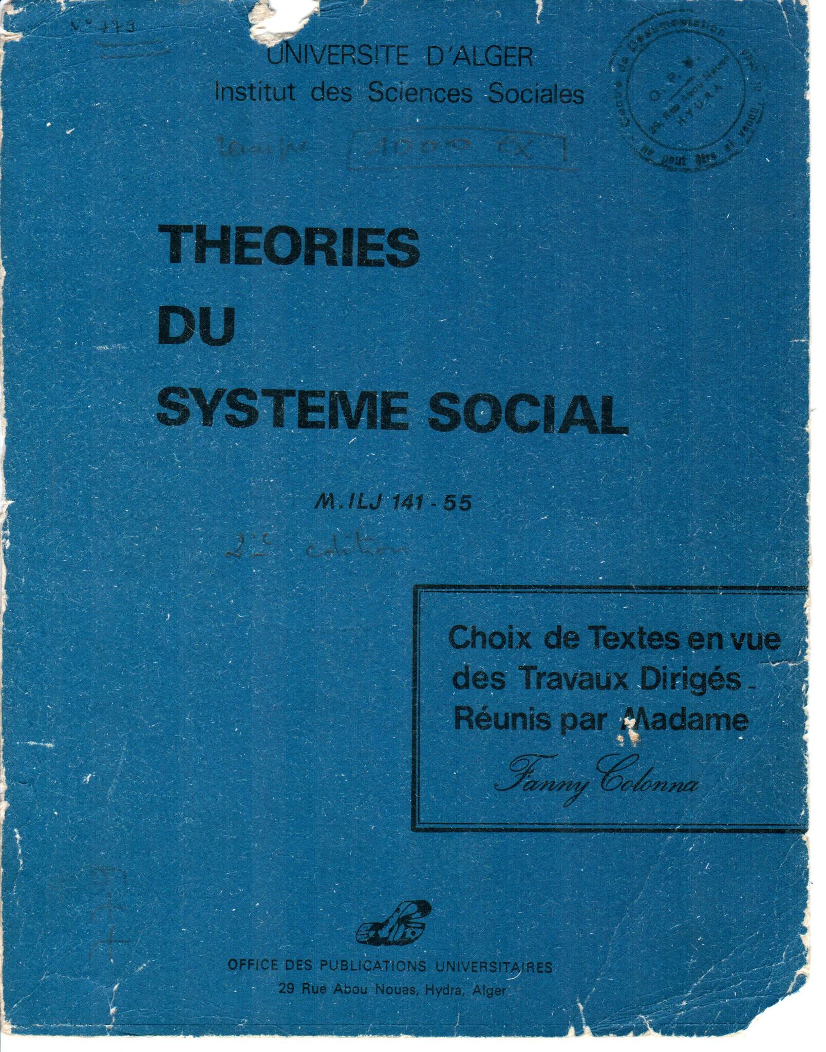 théorie du système social